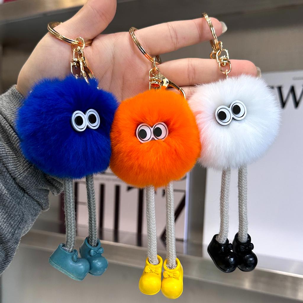 Милый мех кролика рекс, подвеска-брелок для автомобиля, плюшевая школьная сумка, подвеска в виде знаменитости, подарок.