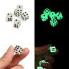 5Pcs Hot Sale 14mm 6 Sided Round Corner Drinking Tool Luminous Game Dices Noctilucent Dice Cubes