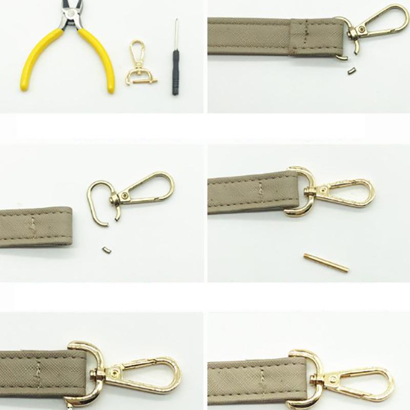 Diy Metal Detachable Snap Hook Trigger Clips Buckles For For Leather Craft Bag Strap Buckles Handle Shoulder Webbing