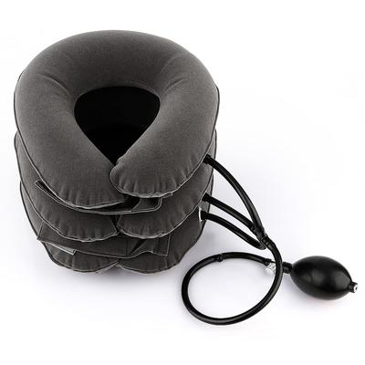 Varlcor Neck Neck Pump Luxury One Size Подходит для бизнеса Air Neck Corset Stretcher, Support, Three-cut Type, Suede, Most, Home, Rest, Travel,