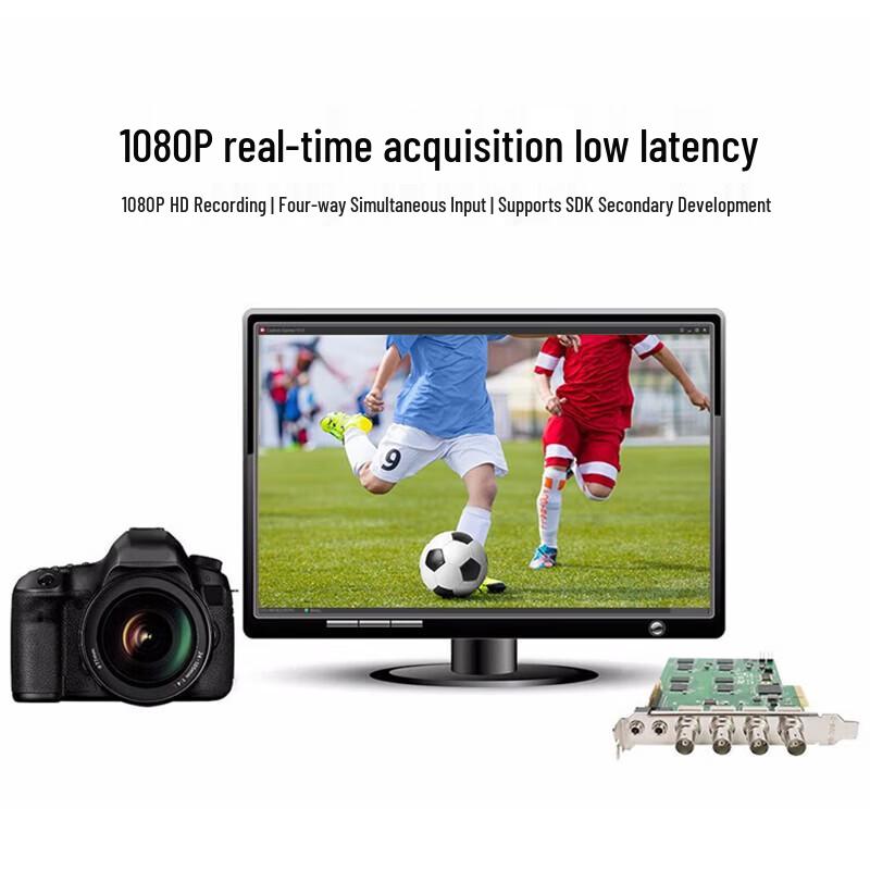 TCHD Video TC-542N4 4-Channel 1080P SDI PCIe Capture Card