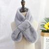 Thicken Cross Scarf Solid Color Neck Warmer Cute Neck Scarf  Boys