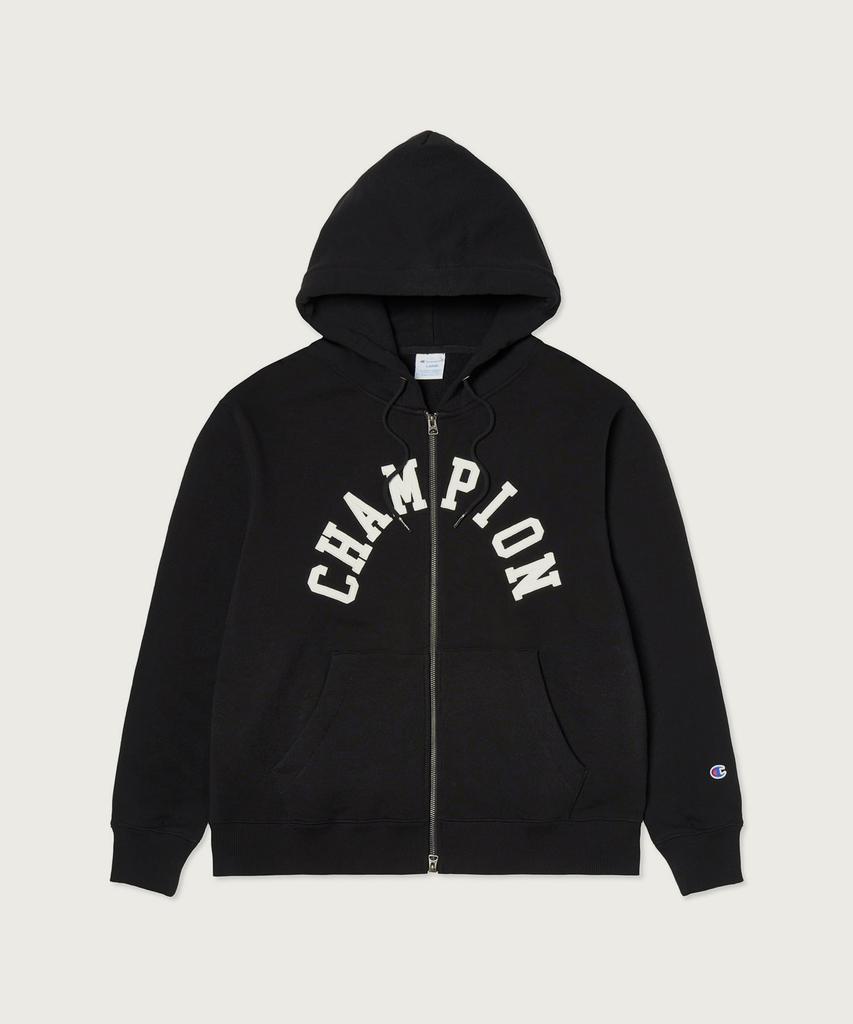 Champion Худи на молнии свободного кроя с логотипом-аркой, 4 цвета (Тип А)