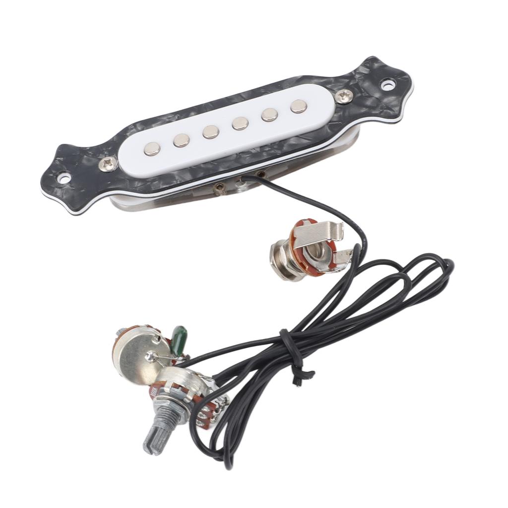 6-струнный сингловый звукосниматель, предварительно подключенный, замена звукоснимателя для электрогитары, с громкостью и тоном