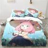 Spy Family Luxury New 3D Print Anya Anime Bedding Set Duvet Cover Bed Set Quilt Cover Pillowcase King Queen Size Boys Adult