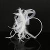 Retro Ladies Headwear Hat Decor Fascinator Headband Hair Clip Women Feather Large Floral