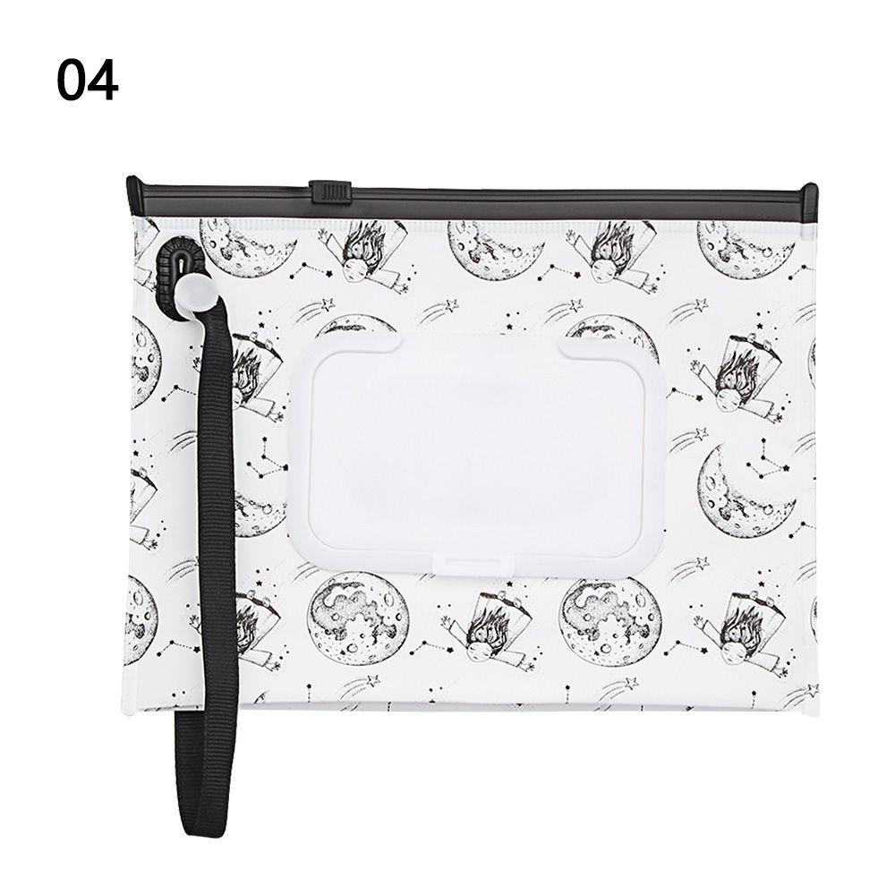 Outdoor Baby Product Flip Cover Tissue Box Stroller Accessories Cosmetic Pouch Wet Wipes Bag