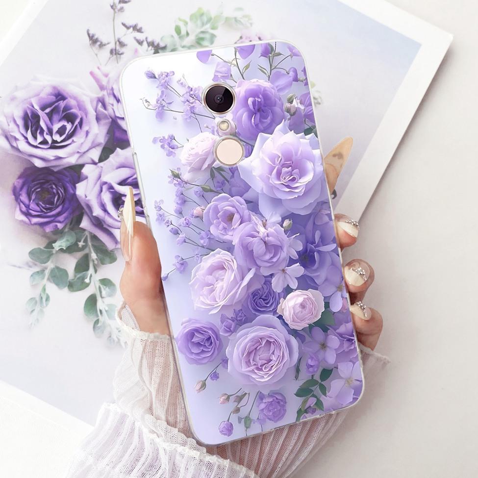 For Redmi 5 Case Cover Transparent Cute Cat Fashion Butterfly Funny Painted Casing MDG1 MDI1