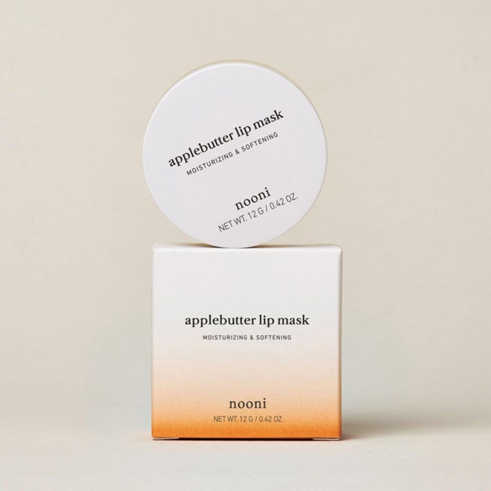 nooni Яблочное масло маска для губ 12г, 1 упаковка, 1 штука