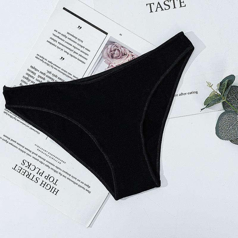 Хлопковые трусики с низкой талией, сексуальные женские трусы, однотонное дышащее удобное нижнее белье, женские хлопковые трусы, бесшовное нижнее белье