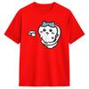 Hachiware On The Toilet Potty Chiikawa Usagi Poop Pooping Meme T Shirt T-Shirts Short Sleeve Cotton O Neck Oversize Clothing