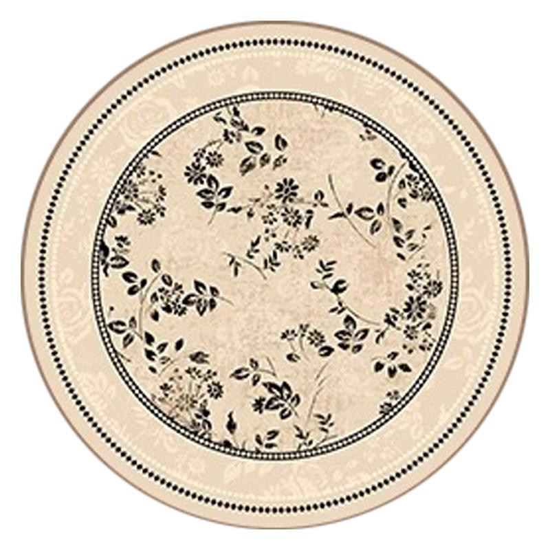 Круглый ковер Гостиная Высококлассный Французский Антикварный Стиль Спальня Прикроватный Плед Гардеробная Раздевалка Коврик для пола