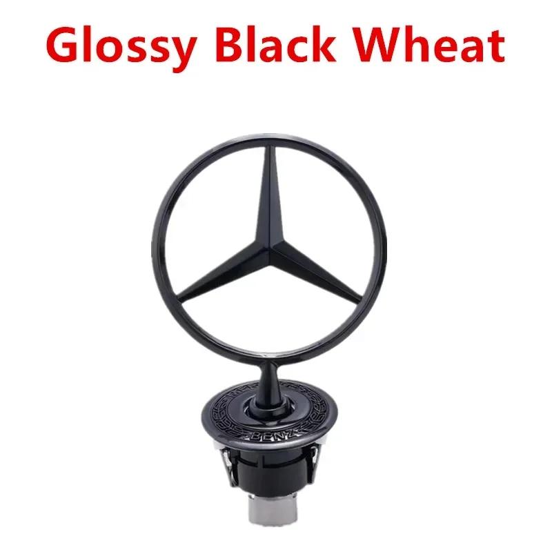 1pcs 44mm 3D Metal Zinc Alloy  Emblem For Front Bonnet Hood Logo Badge Car Styling Accessories A2108800186 Mercedes Benz