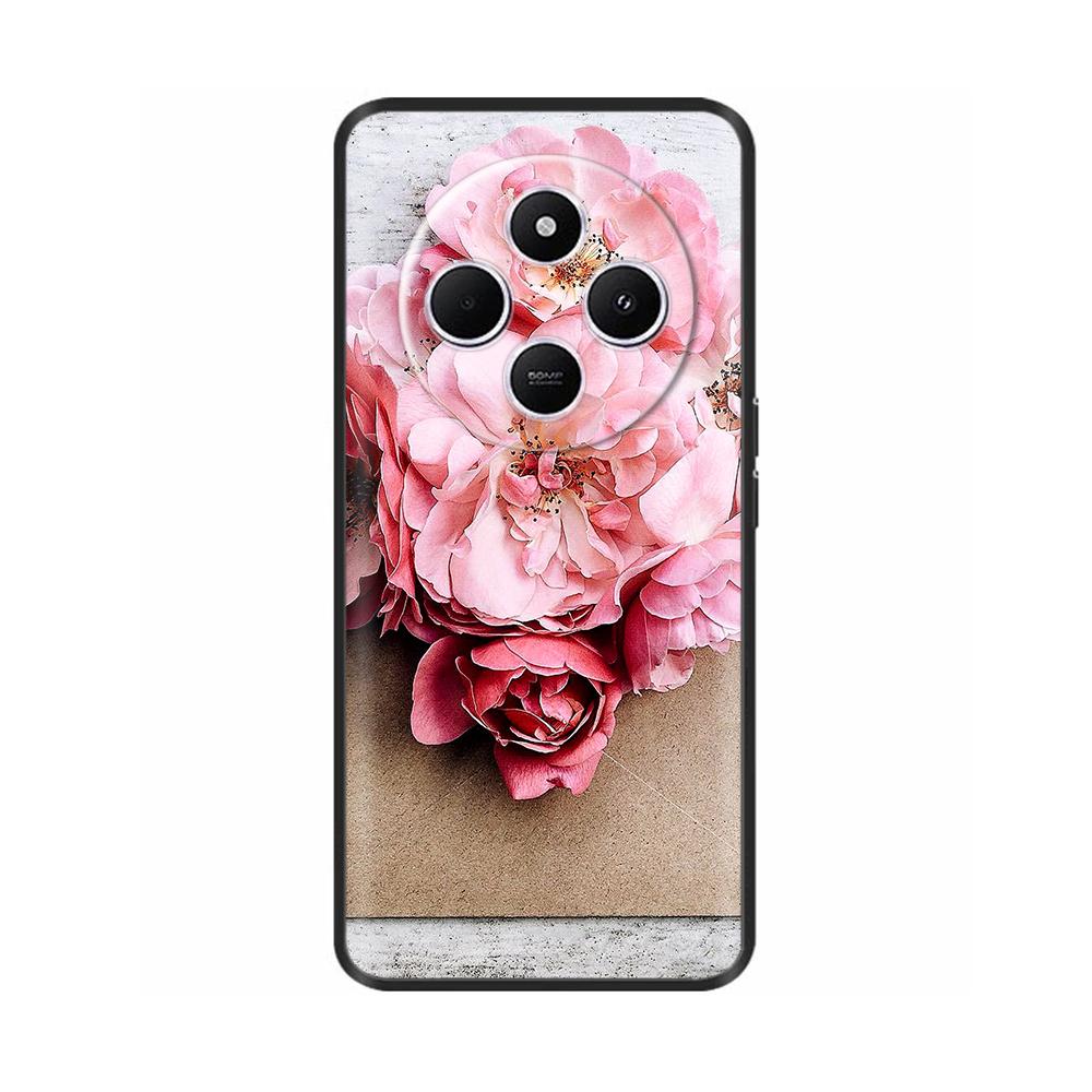 For Xiaomi Redmi A4 5G Case Xiaomi Redmi A4 5G Cover Luxury Shockproof Soft Black Silicone Phone Cover For Xiaomi Redmi A4 Funda