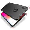 Coque X , housse Etui Protection silicone Ultra Mince résistante Anti-Rayures Anti-dérapante - Noir Mat