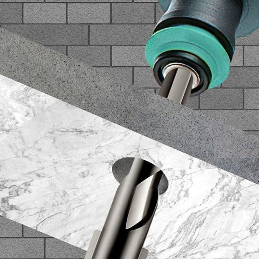 Высокопрочное эксцентриковое сверло с косой головкой, многофункциональное треугольное сверло для плитки, набор сверл, инструменты с шестигранным хвостовиком