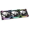 LIANLI UNI FAN SL120 BK Адресуемый RGB Подключаемый Вентилятор для ПК-корпуса со Специализированным ПО для управления светодиодами Официальный Японский Дистрибьютор 3 штуки (с