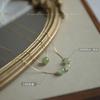 Elegant and smooth texture Hetian jade bead necklace for women, French minimalist collarbone chain, light luxury niche design pendant