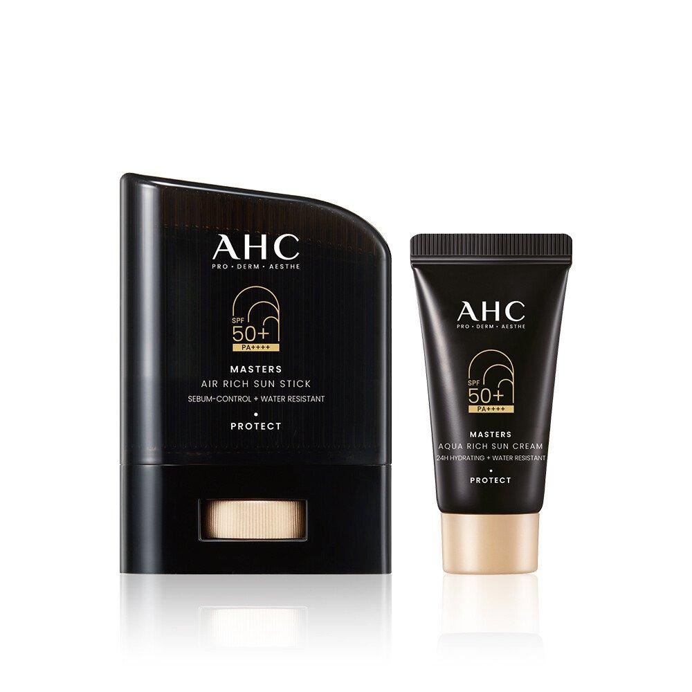 AHC Masters Air Rich Sun Stick 14 г + Солнцезащитный крем 10 мл SPF50 + PA++++
