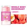 Peach Whole Body Deodorant, Underarm Cleansing Antiperspirant Deodorant Stick, Fights Excessive Underarm Sweat, Fresh Scent