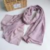 Высококачественный японский шарф из хлопка и льна цвета конфет на осень/зиму для женщин