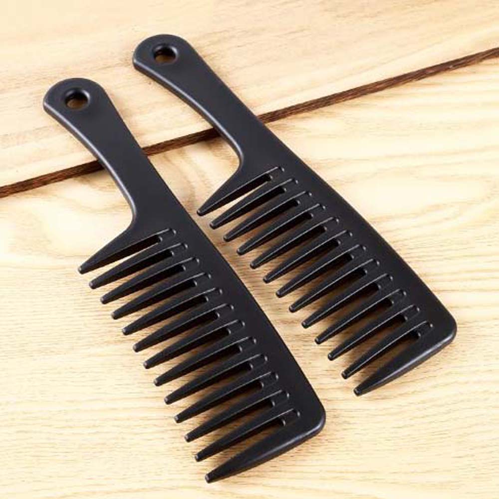 Heat Resistant Wide Tooth Comb Hair Accessories Wide Curly Hair Brush Portable Unisex