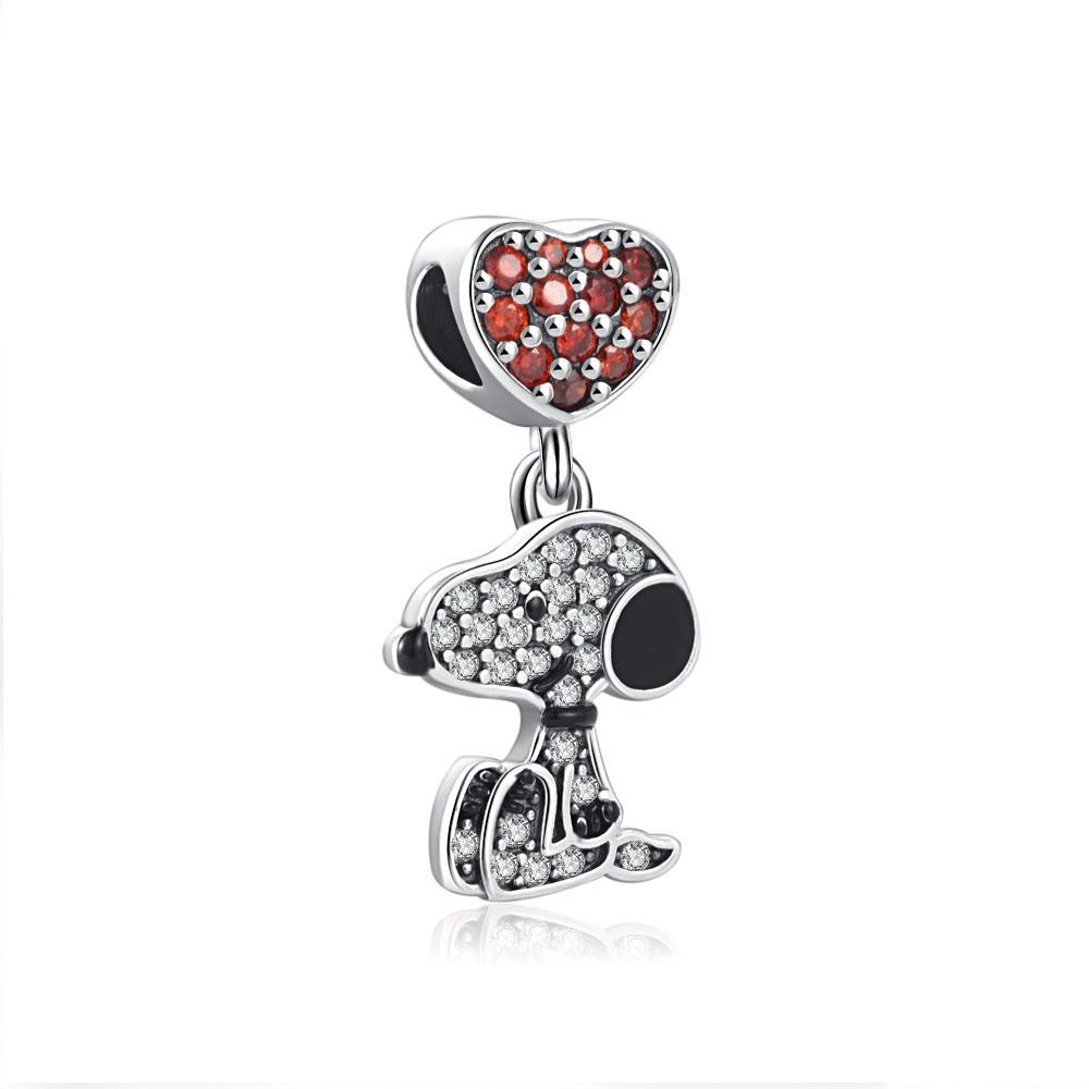 Minsocharm Подвеска Кот Собака Динозавр Мальчик Девочка Бусина Подходит для Оригинального Браслета-цепочки Змеи 3 мм Изысканные Ювелирные Изделия Подарки