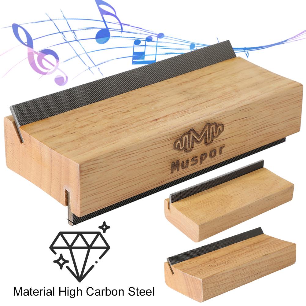 Файл для шлифовки ладов гитары 35/90 градусов 2 в 1, Фасочный файл для ладов гитары, Инструмент-файл для обработки торцов ладов гитары, бас-гитары, Полировка