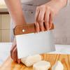 Dough Scraper Cutter Stainless Steel Pastry Scraper Chopper Multipurpose Kitchen Utensil