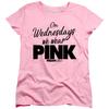 Mean Girls Pink Womens T Shirt Pink
