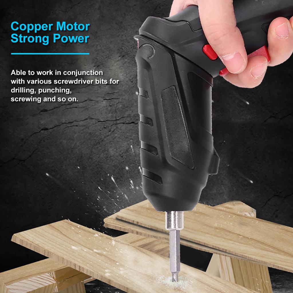 Electric Screwdriver Foldable USB Lithium Battery Rechargble Screwdriver Set 3.6V