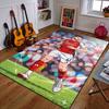 "Soccer Player In Red Arsenal Jersey" Patterned Carpet a Non Slip Rug Suitable for All Seasons and Any Setting, Gift