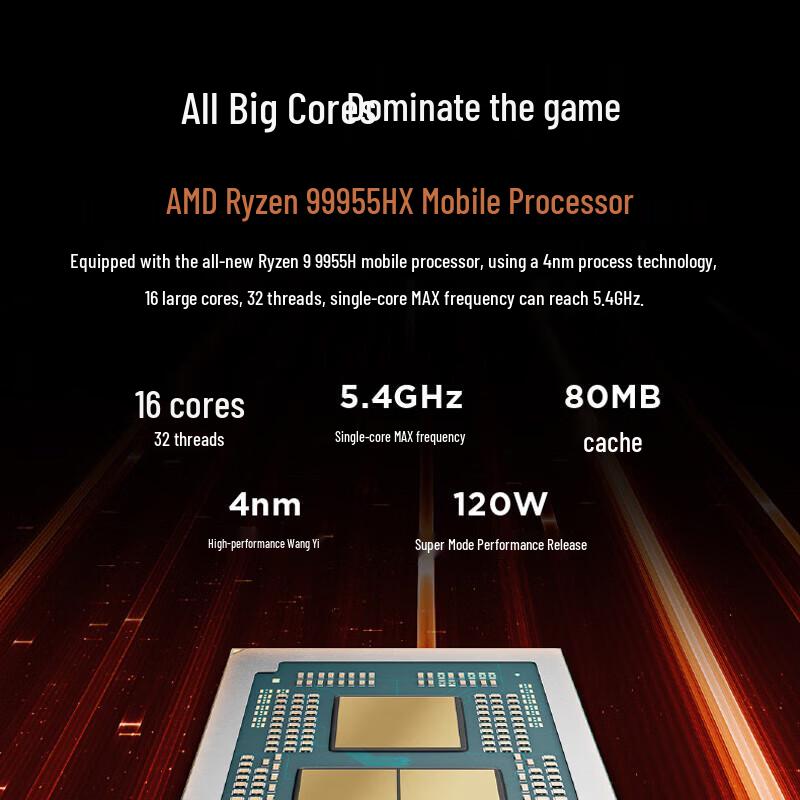 Lenovo Игровой ноутбук Legion R9000P 2025 AI Genesis 16 дюймов (Китайская версия)