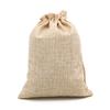 5 шт. Сумка из натуральной мешковины с завязками, джутовые подарочные пакеты, упаковка, свадебные сумки AVE
