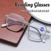 Men Women Fashion Ultralight Reading Glasses Elegant And Comfortable Design Anti-Blue Light Glasses For Farsightedness +3.5+4.0