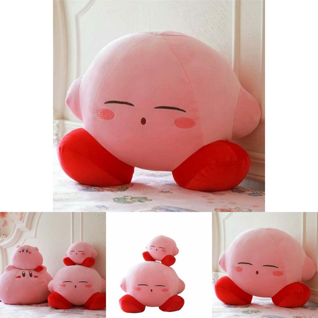 Очаровательная большая плюшевая кукла Kirby Adventure, идеально подходящая для детского подарка и домашнего декора