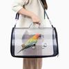 Lightweight Bird Carrier Parrot Travel Bag with Perch for Parakeet Cockatiel Travel Rats Bunny Small Animal Portable Pet Backpac