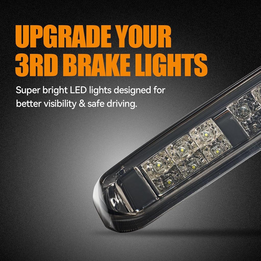 Светодиодный третий 3-й стоп-сигнал для Ford F150 2004 2005 2006 2007 2008, Высоко расположенный задний стоп-сигнал в сборе для F-150 04-08, Водонепроницаемый центральный фонарь для кузова