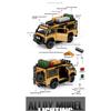 1/32 Land Range Rover Defender Van Alloy Camping Car Model Diecasts Metal Toy Off-Road Vehicles Car Model Sound Light Kids Gifts