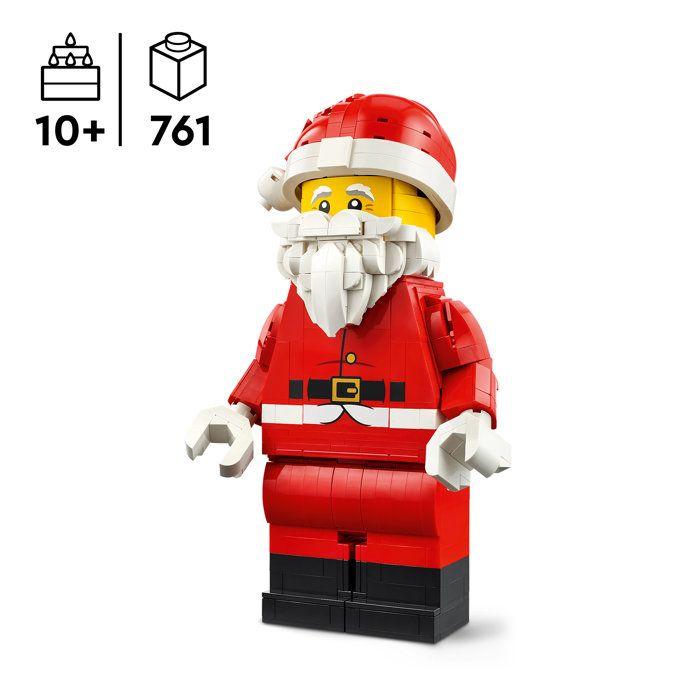 LEGO 40820 - Minifigurine du Père Noël Grand Format - Décoration de Noël - Set pour Enfant - A partir de 10 ans
