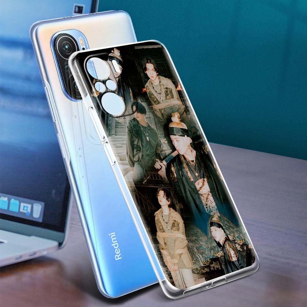 Чехол для телефона Xiaomi Poco X3 NFC M3 F3 Redmi Note 9S 9 8 10 Pro 7 8T 9C 9A 8A K40, мягкий силиконовый прозрачный чехол Agust D suga