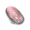 Natural Rhodochrosite Gemstone 925 Sterling Silver Jewelry Ring Size 6 r9L32