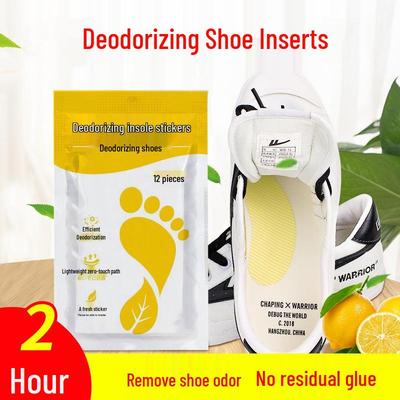 Стикеры-дезодораторы для обуви: Устраните запах ног и обуви с помощью листов, подавляющих запах, для потных ног и носков