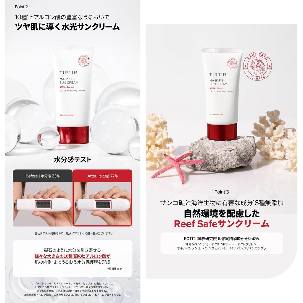 Солнцезащитный крем Mask fit 50 мл [TIRTIR] SPF50+ PA++++