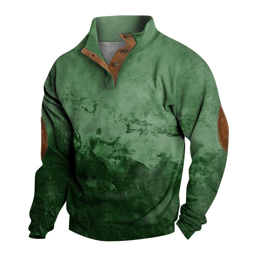 Весенне-осенняя мужская толстовка с воротником-стойкой на открытом воздухе, повседневные свитера, топы