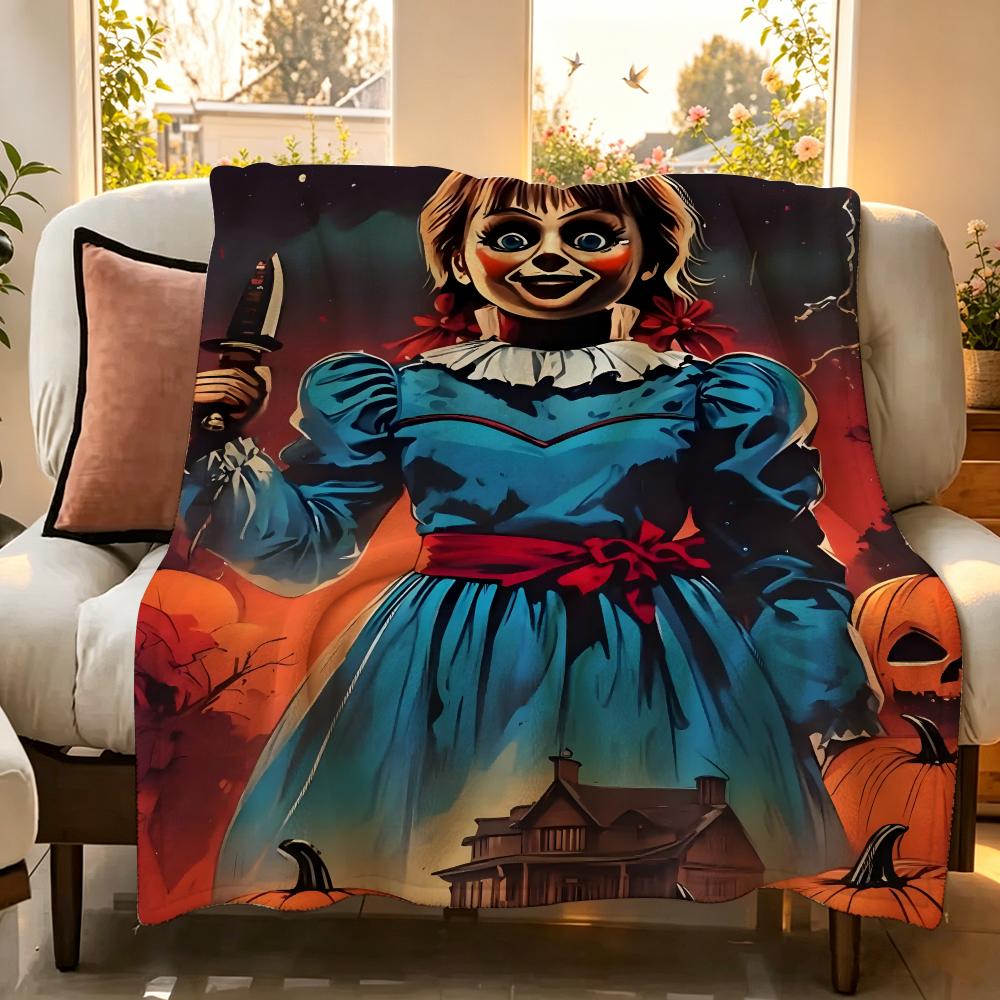 Movie A Annabelle Flannel Blanket Suitable for Sofa Living Room Bedroom