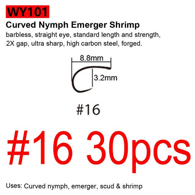 Черные никелевые крючки для завязывания мушек Bimoo, 30 шт./упак., крючки для завязывания мушек Nymph Stonefly Emerger Streamer Caddis, сухие крючки для мушки, крючки для ловли форели