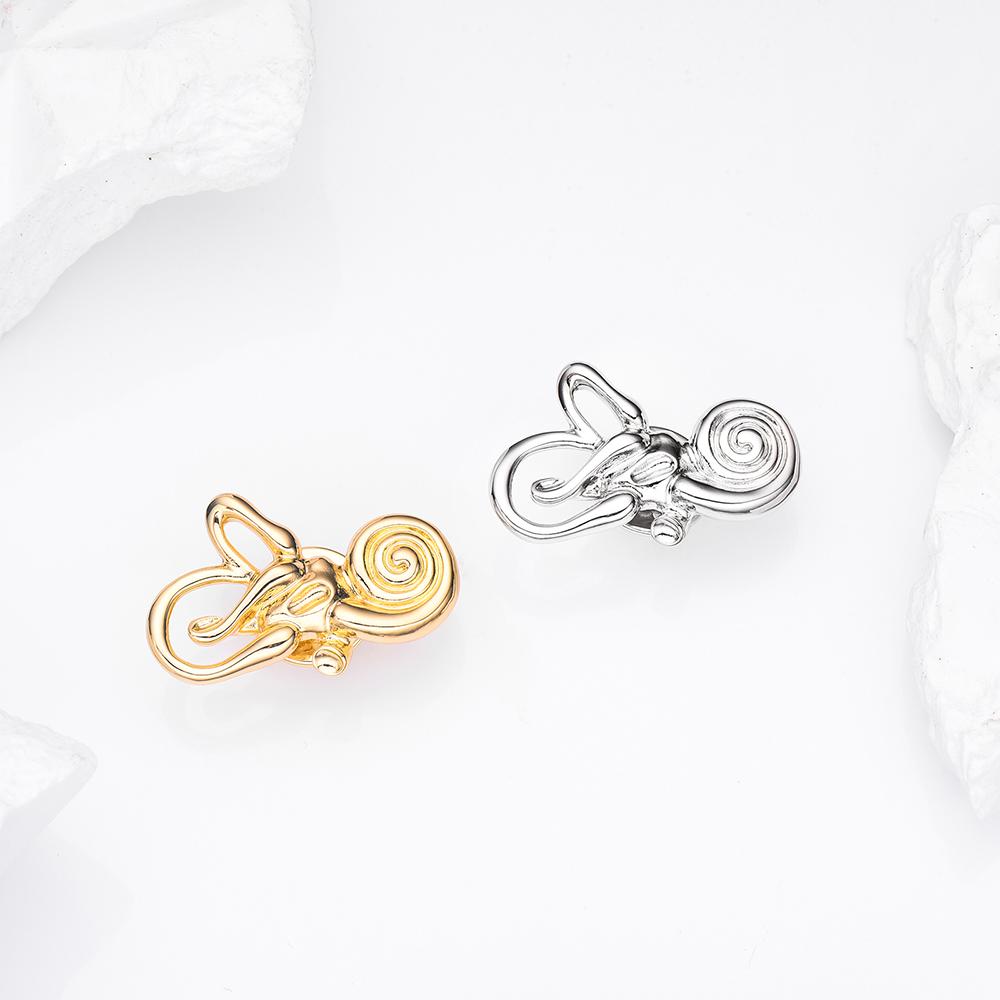 Hanreshe Медицинская Отология Кохлеарная Брошь Анатомия Лацкан Значок на Рюкзак Значки для Ушей Медицинские Украшения для Врача Медсестры