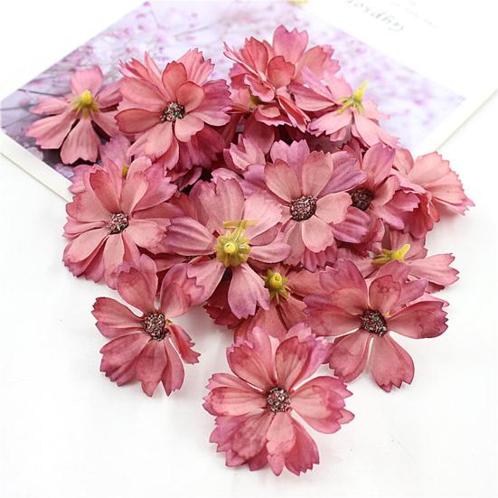 Модная поддельная цветочная головка, экологически чистая, легкая, не выцветает