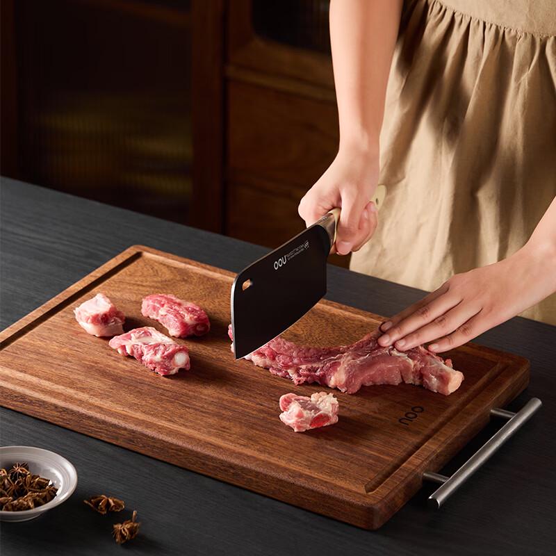 OOU Черная золотая разделочная доска из сандалового дерева